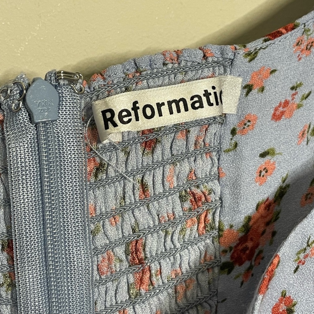 Reformation Bristol Dress in Petunia - Picture 7 of 9